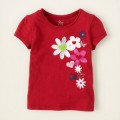 CP1115-graphic active top, red petal 